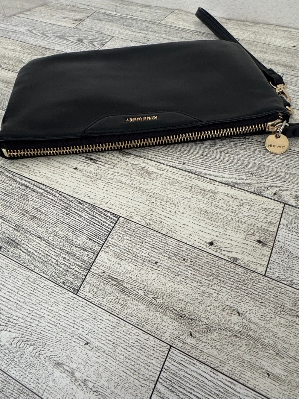 Nine West Black Wristlet Clutch